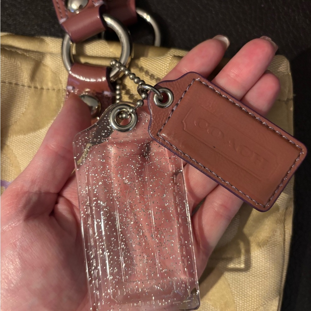 Coach Poppy RARE Glam Bag Tote - Picture 9 of 12